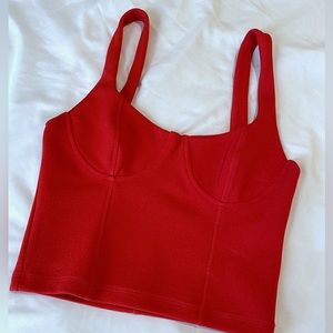 @ᴢᴀʀᴀ Red cropped top 💋🌹💄 // size: S // Excellent quality